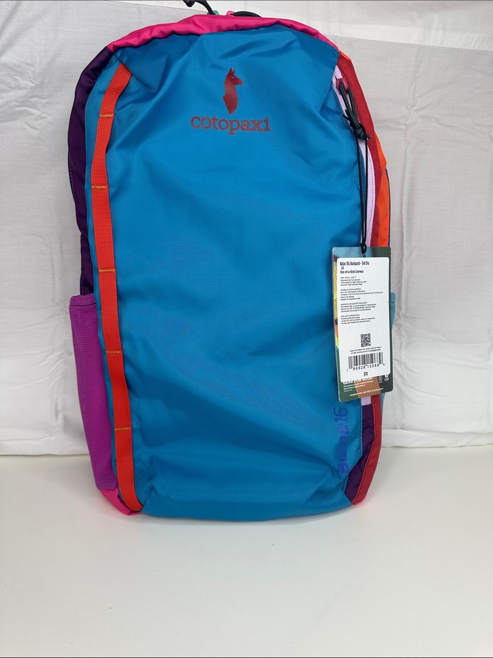 Cotopaxi Batac Del Día 16L Backpack One-of-a-Kind Multicolor Lightweight Daypack